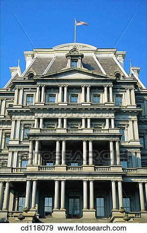Old Executive Office Building, built from 1871 to 1888 to house the growing staffs of the State, War, and Navy Department. Washington D. C. USA View Large Photo Image Stock Photo - Old Executive Office Building, built from 1871 to 1888 to house the growing staffs of the State, War, and Navy Department. Washington D. C. USA. Fotosearch