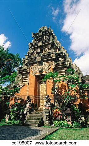 Stock Photo - Palace in Ubud. Bali. Indonesia. Fotosearch