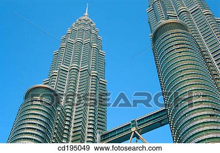 Stock Photo - Petronas Twin Towers. Kuala Lumpur. Malaysia. Fotosearch