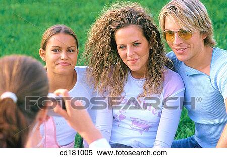 Photographing, Friendship, Happy View Large Photo Image Stock Photography - Photographing, Friendship, Happy. Fotosearch