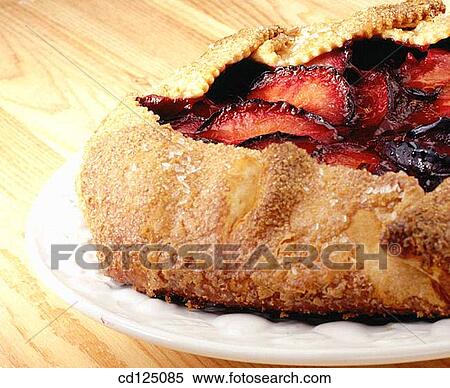 Plum tart View Large Photo Image Stock Photography - Plum tart. Fotosearch