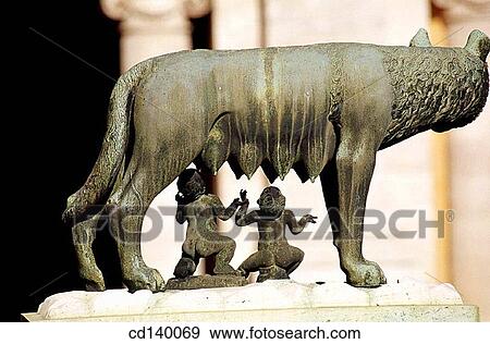She-wolf suckling Romulus and Remus. Rome. Italy View Large Photo Image Stock Photo - She-wolf suckling Romulus and Remus. Rome. Italy. Fotosearch