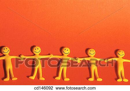 Smiling figures View Large Photo Image Stock Image - Smiling figures. Fotosearch