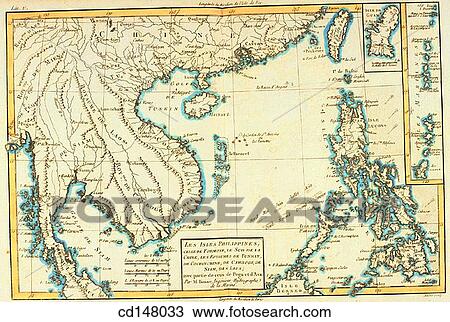 South East Asia, 18th century map View Large Photo Image Stock Image - South East Asia, 18th century map. Fotosearch