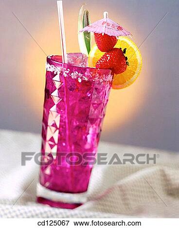Summer rum drink with fruit View Large Photo Image Stock Photo - Summer rum drink with fruit. Fotosearch
