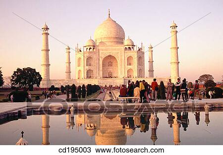 Taj Mahal. Agra. Uttar Pradesh. India View Large Photo Image Stock Image - Taj Mahal. Agra. Uttar Pradesh. India. Fotosearch
