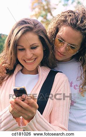 Telecommunication, Friendship, Happy View Large Photo Image Stock Photograph - Telecommunication, Friendship, Happy. Fotosearch