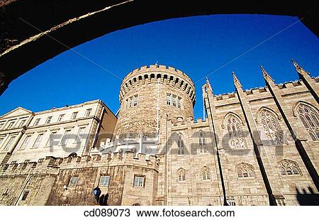 The Record Tower. Dublin Castle. Ireland View Large Photo Image Stock Image - The Record Tower. Dublin Castle. Ireland. Fotosearch