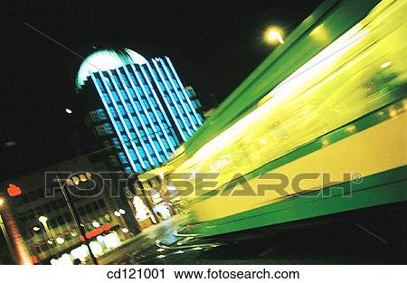Traffic at night. Hannover. Germany View Large Photo Image Stock Image - Traffic at night. Hannover. Germany. Fotosearch