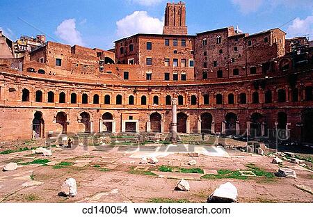 Trajan's Forum. Rome. Italy View Large Photo Image Picture - Trajan's Forum. Rome. Italy. Fotosearch