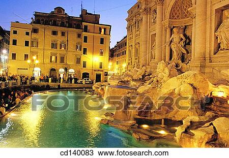 Trevi Fountain. Rome. Italy View Large Photo Image Stock Image - Trevi Fountain. Rome. Italy. Fotosearch