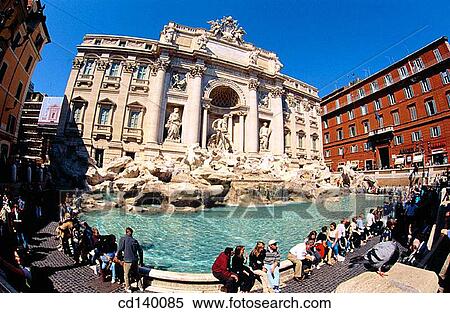 Stock Photography - Trevi Fountain. Rome. Italy. Fotosearch