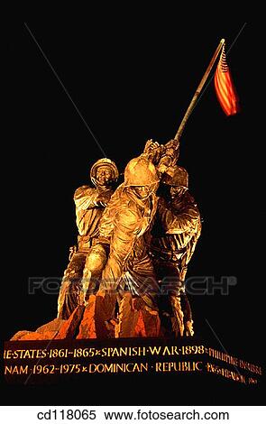U. S. Marine Corps War Memorial. Arlington National Cemetery, near Washington D. C. Virginia. USA View Large Photo Image Stock Photography - U. S. Marine Corps War Memorial. Arlington National Cemetery, near Washington D. C. Virginia. USA. Fotosearch