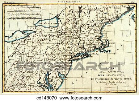 United States of America (New England, New Jersey, Pennsylvania), 18th century map View Large Photo Image Stock Image - United States of America (New England, New Jersey, Pennsylvania), 18th century map. Fotosearch