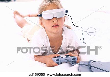 Virtual Reality glasses, Video game, Fun View Large Photo Image Stock Image - Virtual Reality glasses, Video game, Fun. Fotosearch