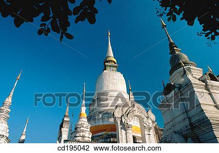 Wat Suan Dok. Chiang Mai. Thailand View Large Photo Image Stock Image - Wat Suan Dok. Chiang Mai. Thailand. Fotosearch