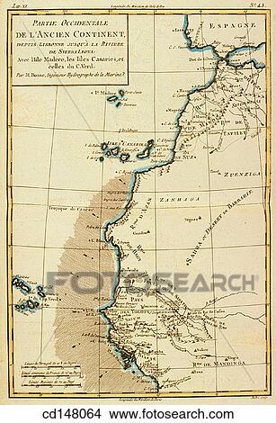 Western Africa, 18th century map View Large Photo Image Picture - Western Africa, 18th century map. Fotosearch