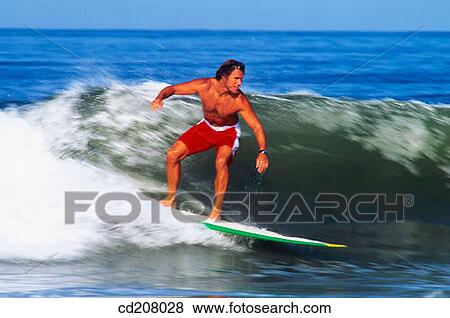 A man surfing View Large Photo Image Stock Photo - A man surfing. Fotosearch