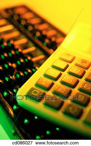 Abacus and electronic calculator View Large Photo Image Stock Photo - Abacus and electronic calculator. Fotosearch