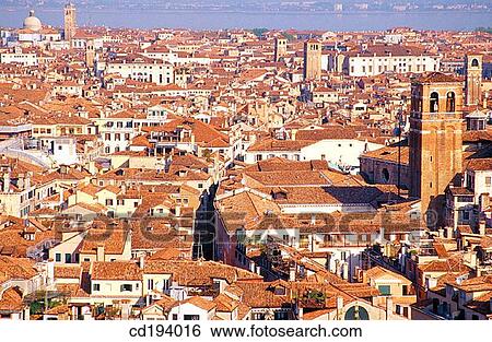 Stock Photograph - Aerial view. Venice. Italy. Fotosearch