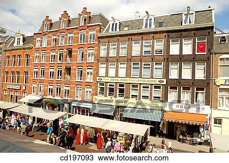 Albert Cuypmarkt. Amsterdam. Holland View Large Photo Image Stock Image - Albert Cuypmarkt. Amsterdam. Holland. Fotosearch
