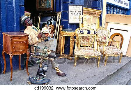 Antiques shop, Dublin View Large Photo Image Stock Image - Antiques shop, Dublin. Fotosearch