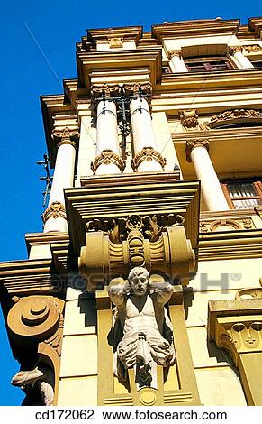 Stock Image - architecture, building, atlants, atlant, antique. Fotosearch