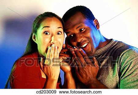 Asian-American, cell phone, black, African-American View Large Photo Image Stock Photo - Asian-American, cell phone, black, African-American. Fotosearch