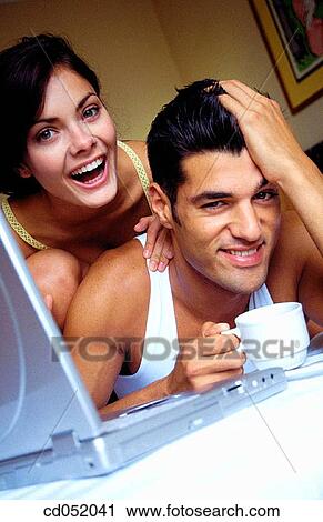 at-home, brunette, breakfast, black hair, amusement View Large Photo Image Stock Image - at-home, brunette, breakfast, black hair, amusement. Fotosearch