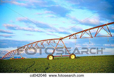 Automatic irrigation machine View Large Photo Image Stock Photograph - Automatic irrigation machine. Fotosearch