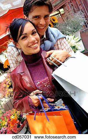 bag, black hair, brunette, consumerism View Large Photo Image Stock Image - bag, black hair, brunette, consumerism. Fotosearch