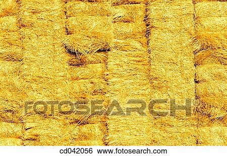 Baled hay View Large Photo Image Stock Photograph - Baled hay. Fotosearch