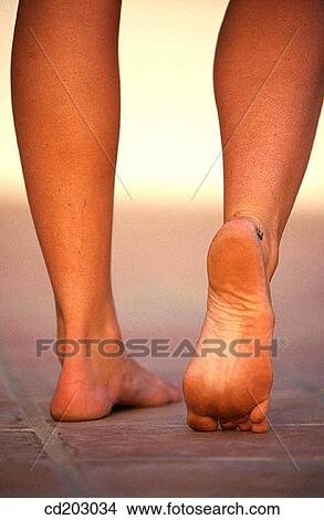 Picture - barefoot, Close-up, contemporary, day. Fotosearch