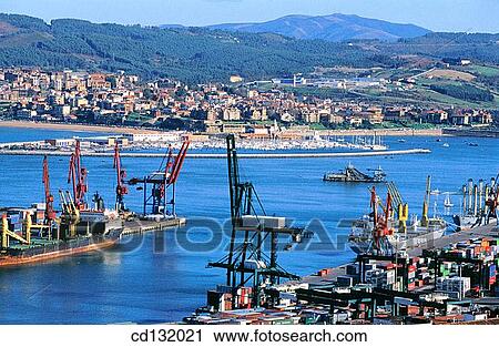 Stock Image - Basque Country, Bilbao, bilbo, Biscay, Bizkaia, coast. Fotosearch