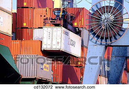 Basque Country, Bilbao, bilbo, Biscay, Bizkaia, Cargo container View Large Photo Image Stock Image - Basque Country, Bilbao, bilbo, Biscay, Bizkaia, Cargo container. Fotosearch