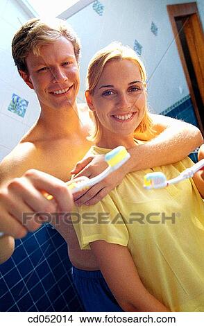 bathroom, brush, Body care, blond, at-home View Large Photo Image Picture - bathroom, brush, Body care, blond, at-home. Fotosearch
