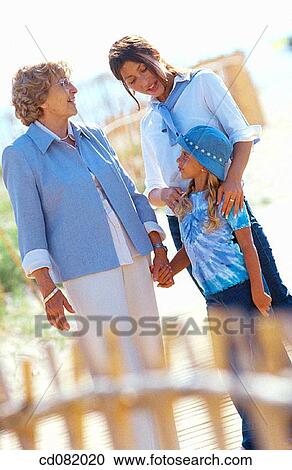 beach, contemporary, child, 3 generations View Large Photo Image Stock Image - beach, contemporary, child, 3 generations. Fotosearch