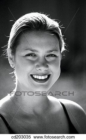 Stock Photography - beauty, black and white, contemporary, day. Fotosearch