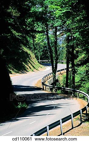 bend, country, curve, day, Empty road View Large Photo Image Stock Image - bend, country, curve, day, Empty road. Fotosearch