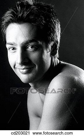black and white, contemporary, Facial expression, head and shoulders View Large Photo Image Stock Image - black and white, contemporary, Facial expression, head and shoulders. Fotosearch