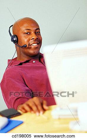 Stock Photography - black, communication, business, African-American. Fotosearch