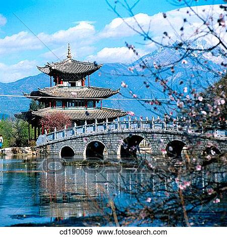 Black Dragon Pond. Lijiang. Yunnan. China View Large Photo Image Stock Photo - Black Dragon Pond. Lijiang. Yunnan. China. Fotosearch