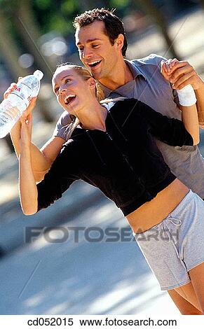 bottle, couple, amusement View Large Photo Image Stock Photography - bottle, couple, amusement. Fotosearch
