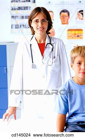 boy, child, childhood, doctor, Doctor's office View Large Photo Image Picture - boy, child, childhood, doctor, Doctor's office. Fotosearch