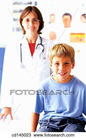 boy, child, childhood, doctor, Doctor's office View Large Photo Image Stock Image - boy, child, childhood, doctor, Doctor's office. Fotosearch
