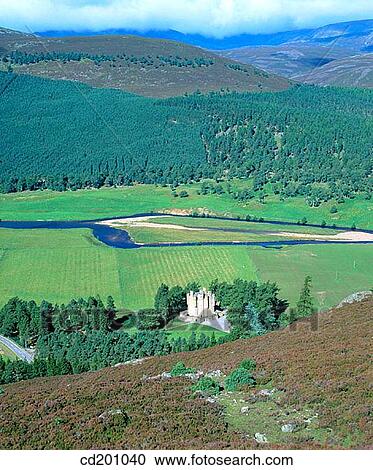 Braemar Castle. Aberdeenshire. Scotland View Large Photo Image Stock Image - Braemar Castle. Aberdeenshire. Scotland. Fotosearch
