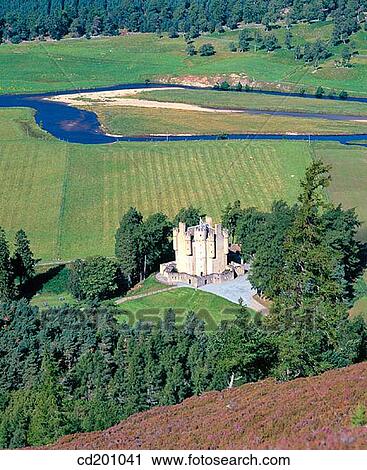 Braemar Castle. Aberdeenshire. Scotland View Large Photo Image Stock Image - Braemar Castle. Aberdeenshire. Scotland. Fotosearch