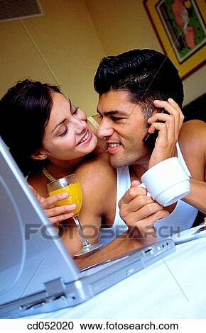breakfast, cell phone, busy, brunette, at-home View Large Photo Image Stock Image - breakfast, cell phone, busy, brunette, at-home. Fotosearch
