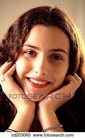 brunette, contemporary, Close-up, adolescence View Large Photo Image Stock Image - brunette, contemporary, Close-up, adolescence. Fotosearch