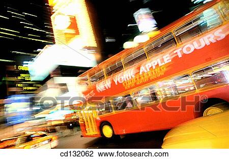 Bus at Times Square. New York City. USA View Large Photo Image Stock Image - Bus at Times Square. New York City. USA. Fotosearch